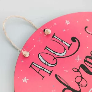 Placa Decorativa – Aqui Dormem Duas Princesas
