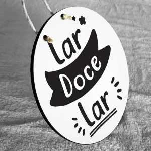 Placa Decorativa – Lar Doce Lar – 20x20cm