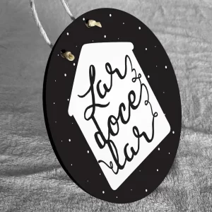Placa Decorativa – Lar Doce Lar – 20x20cm