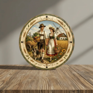 Placa Decorativa Colheita De Amor Estilo Farmhouse Europeu Colheita De Amor Farmhouse Europeu