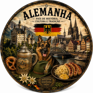 Placa Decorativa Mdf Alemanha História, Cultura E Tradição Alemanha